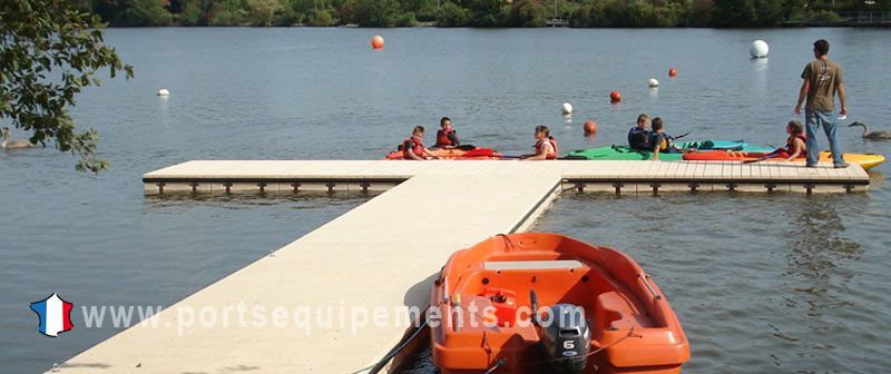 ponton pour aviron kanoé kayak